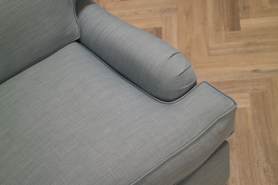 Downton Fabric Sofa - 2.5 Seater - Emporio Sky