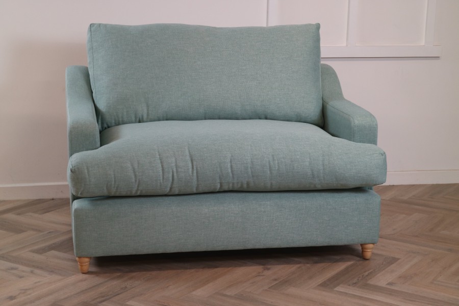 Atley Fabric Sofa - Loveseat - Key Largo Aqua