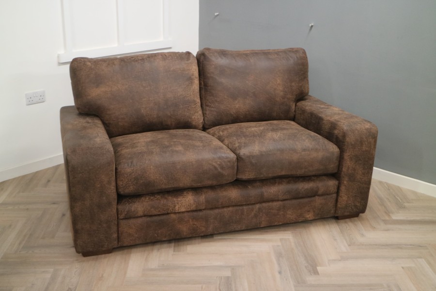 Abbey Leather Sofa - 2.5 Seater - Tribe Timber