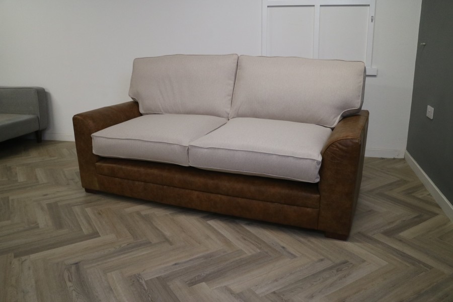 Liberty Sofa - 3 Seater - Vintage Tan / Mckenzie Wicker