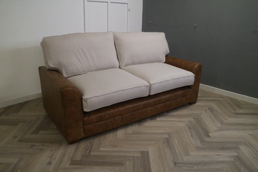 Liberty Sofa - 3 Seater - Vintage Tan / Mckenzie Wicker