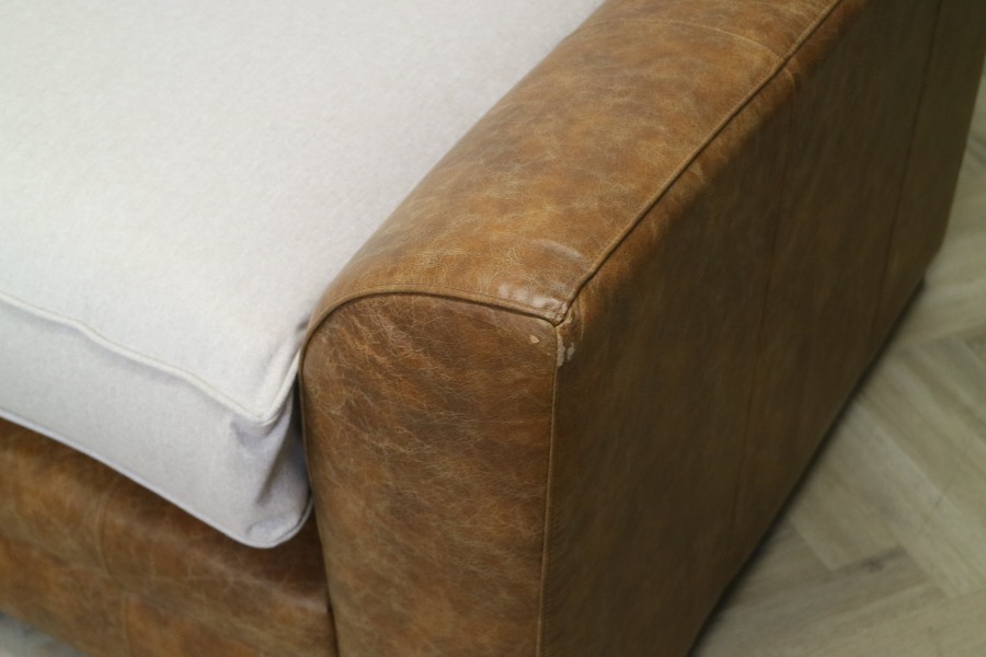 Liberty Sofa - 3 Seater - Vintage Tan / Mckenzie Wicker