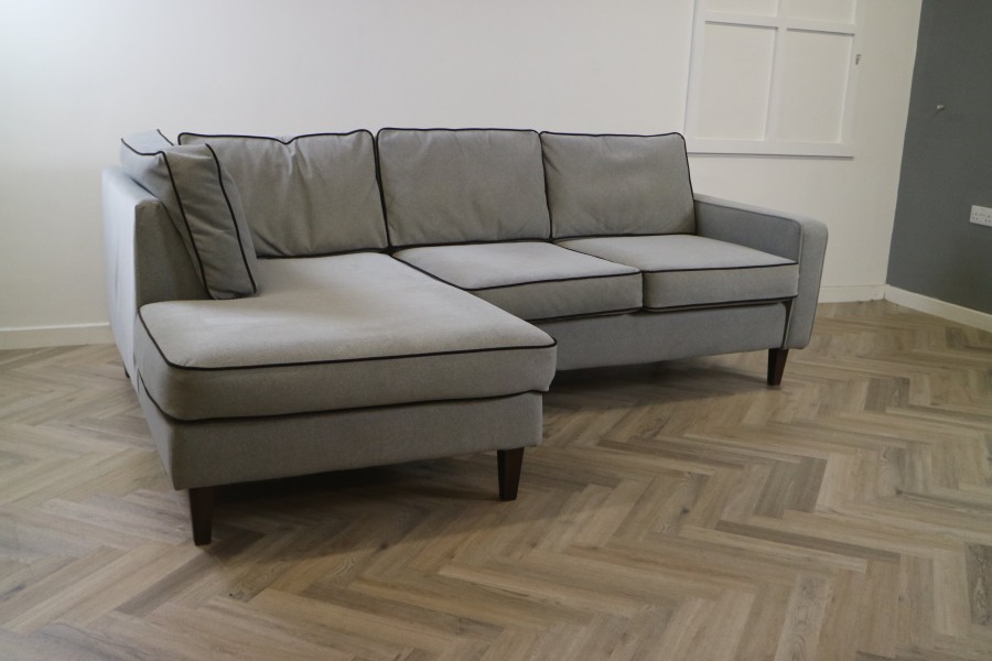 Drake Fabric Sofa Suite - 2.5 x Chaise + 1.5 Seater - Lana London