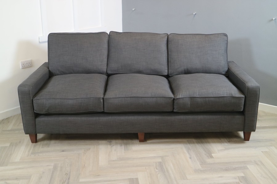 Drake Nordic Sofa - 4 Seater - Linetta Charcoal