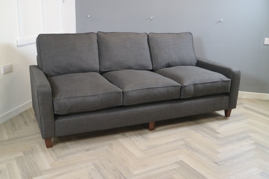 Drake Nordic Sofa - 4 Seater - Linetta Charcoal