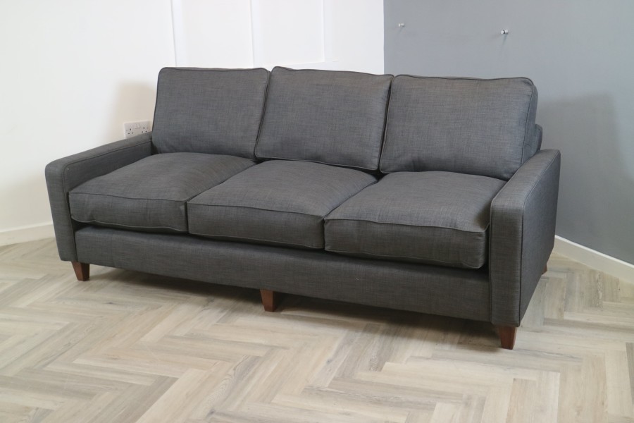 Drake Nordic Sofa - 4 Seater - Linetta Charcoal