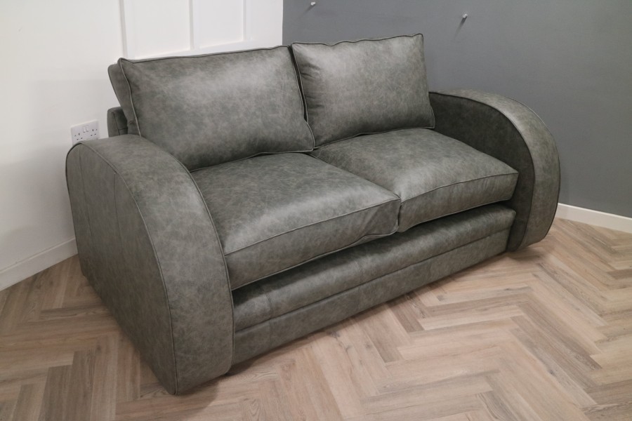 Art Deco Sofa - 3 Seater - Dune Grey