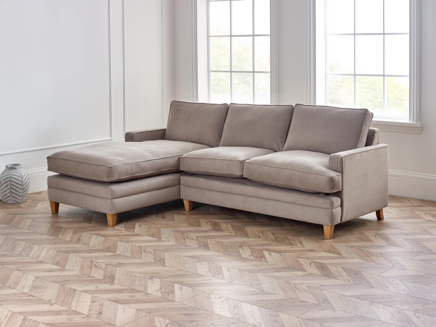 Everest Fabric Chaise Sofabed - 3SB x Chaise - Alpaka Llama