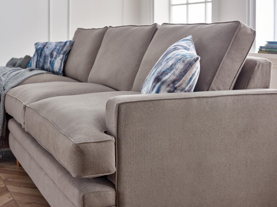 Everest Fabric Chaise Sofabed - 3SB x Chaise - Alpaka Llama