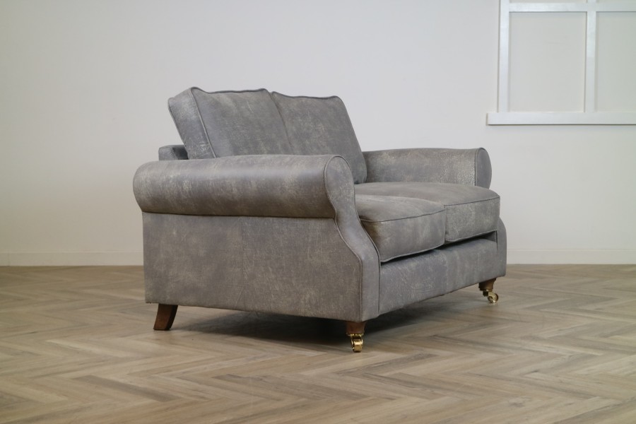 Churchill Leather Sofa - 2.5 Seater - Tribe Grey