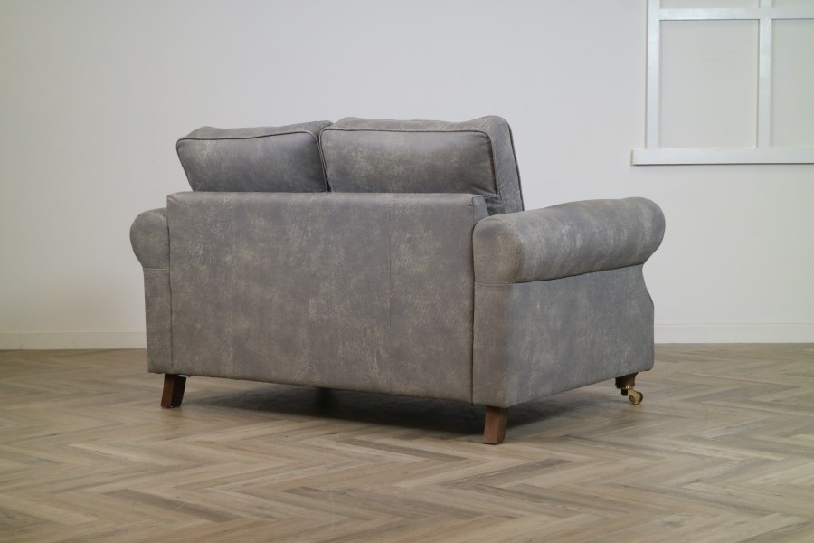 Churchill Leather Sofa - 2.5 Seater - Tribe Grey