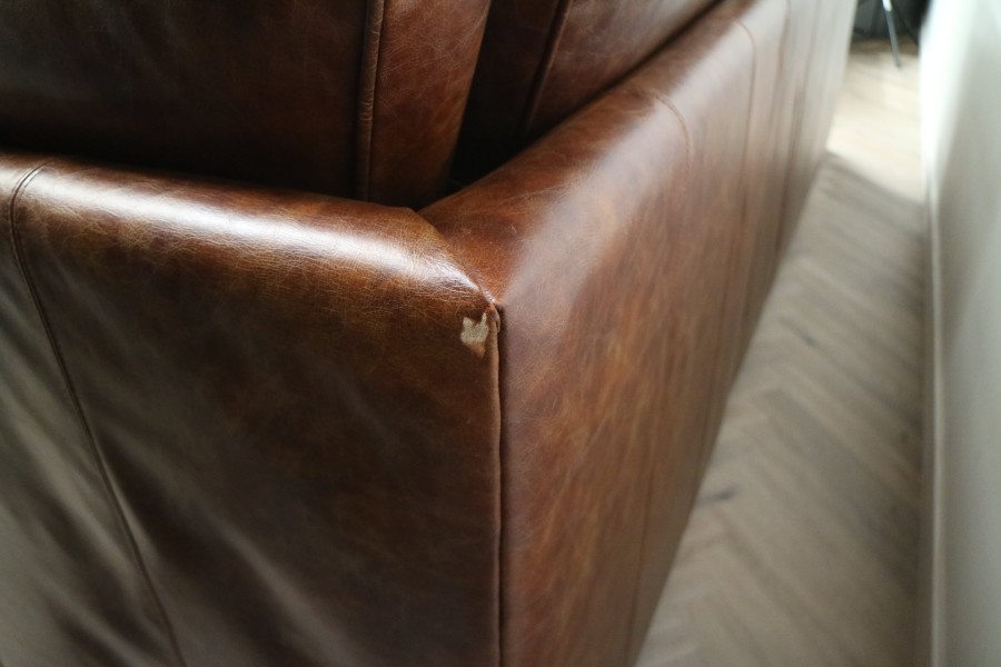 Liberty Leather Corner Sofa - 3 x 1.5str Corner Sofa - Vintage Tan