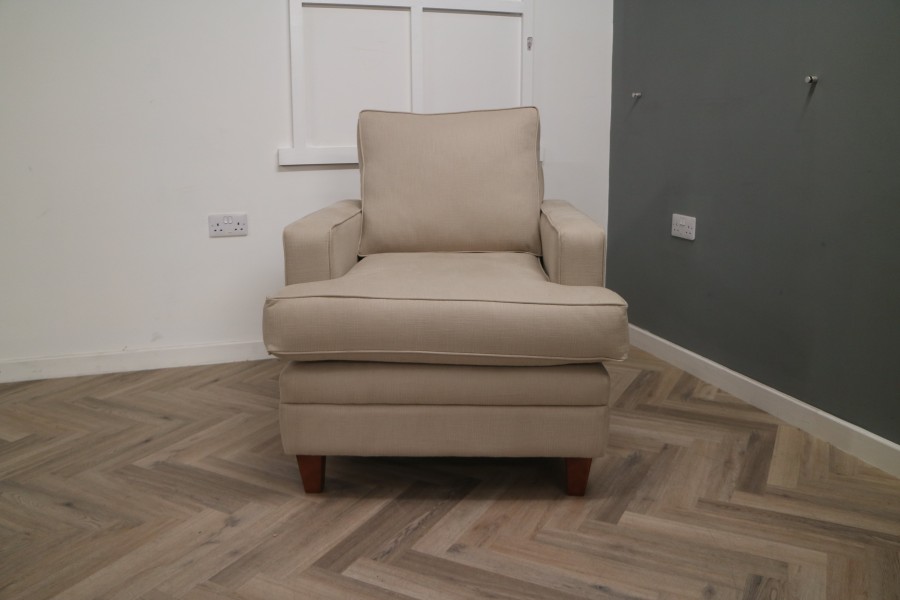 Everest Fabric Sofa - Chair - Harbour Straw