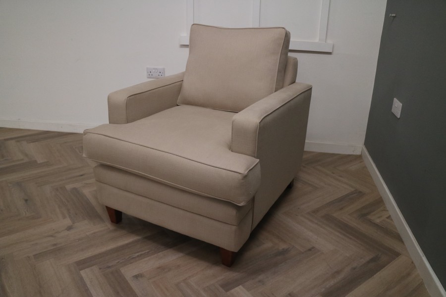 Everest Fabric Sofa - Chair - Harbour Straw