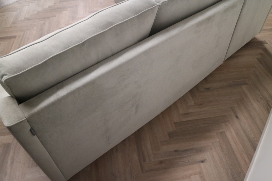 Weyton Fabric Chaise Sofa Bed - 3.5sb x LHF Chaise - Alpaka Cloud