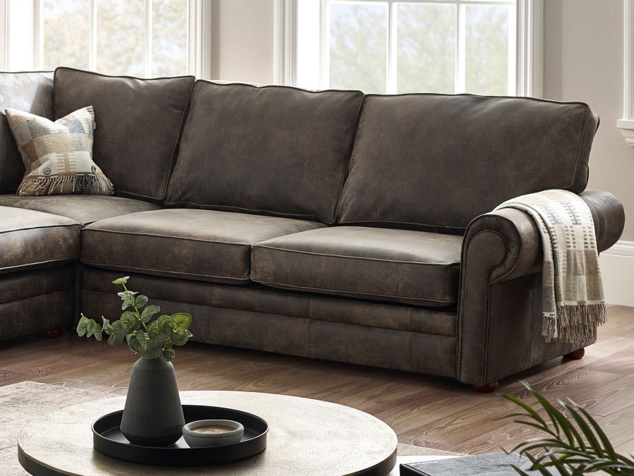 Portland Chaise Storage Sofa Bed - 3sb x LHF Chaise - Tribe Wood