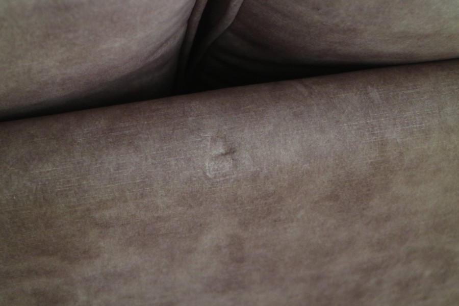 Churchill Traditional Fabric Sofa - 3 Seater - Lovely Terracotta