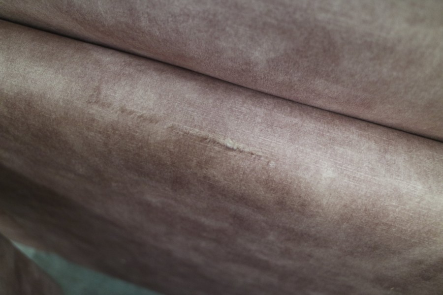 Churchill Traditional Fabric Sofa - 2 Seater - Lovely Terracotta