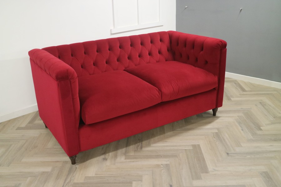 Westbury Deep Sit Sofa Bed - 3 Seater SB - Passione Berry