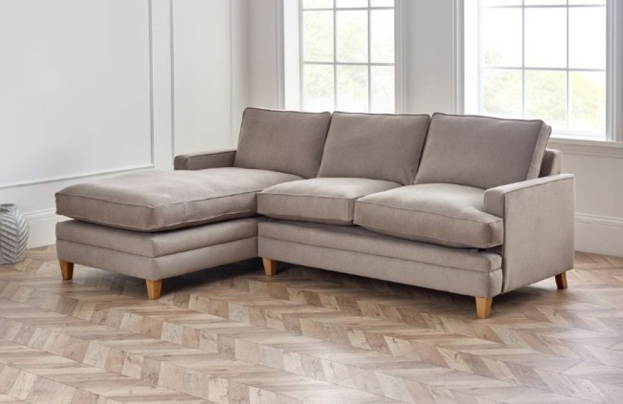 Everest Fabric Chaise Sofabed - 3SB x Chaise - Alpaka Llama