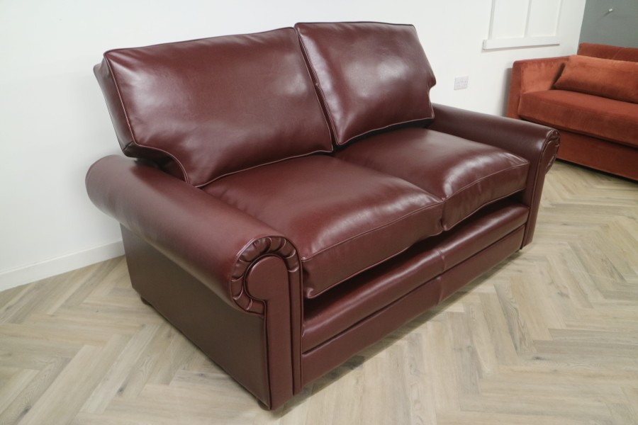 Portland Fabric Sofa - 2.5 Seater - Kiri Ox (Faux Leather)