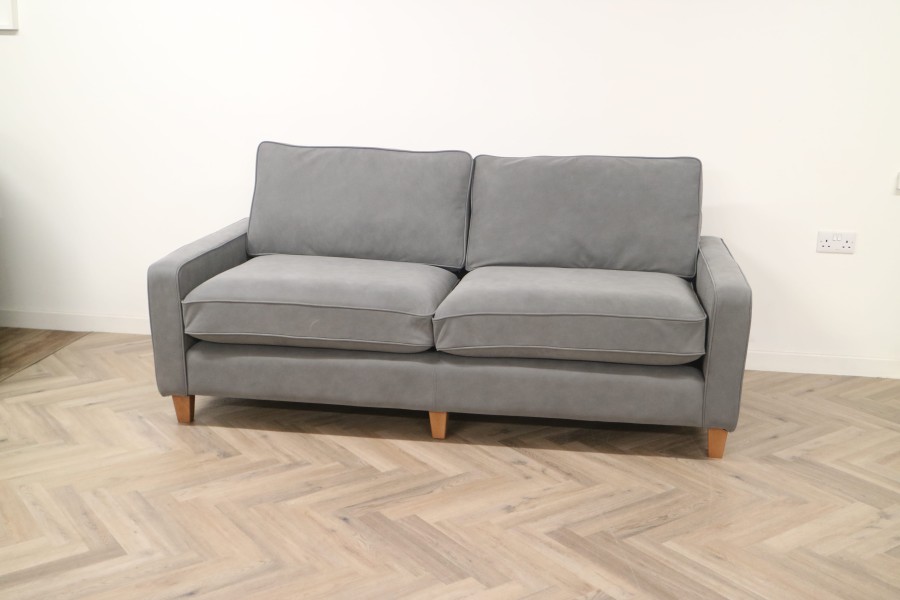 Drake Simple Sofa - 3.5 Seater - Tempesta Grey