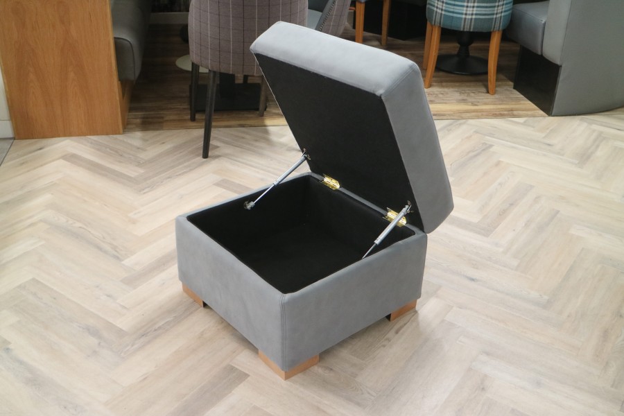 Bagel Storage Stool - Macy Bagel Stool - Tempesta Grey