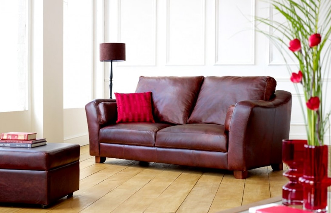 Piccadilly Premium Leather Sofa, Aniline Leather Sofa Uk
