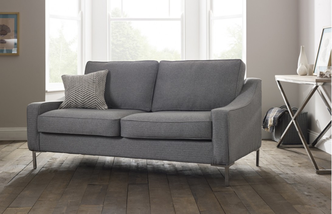 Modern grey fabric sofa hotsell