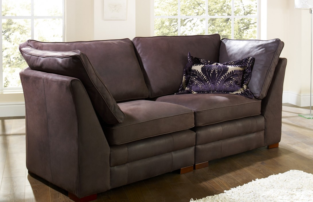 Langdon leather rustic dark clearance brown