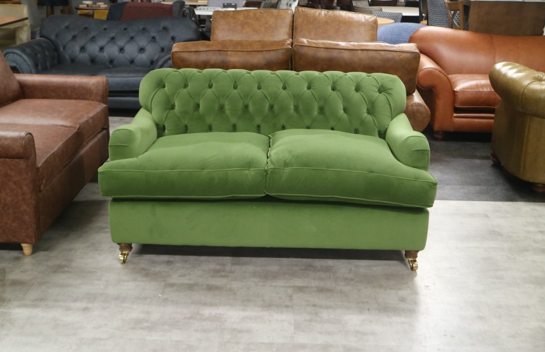 The English Sofa Company Harris Vintage Fabric Chesterfield Sofa 2.