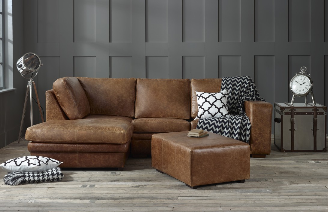 Abbey Leather Chaise Sofa Bed Leather Chaise Sofas