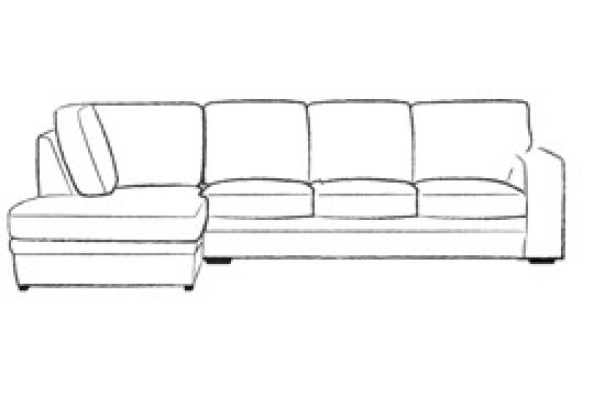 4 x Chaise Sofa