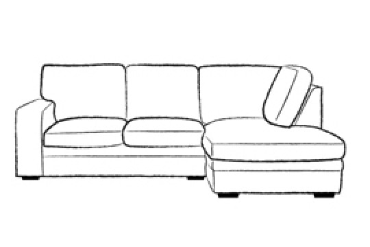 2.5 x Chaise Corner Sofabed