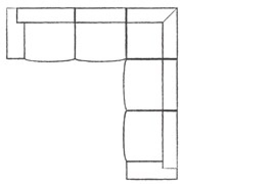 2.5SB x 2.5str Corner Sofabed