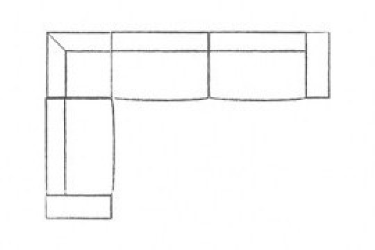 3SB x 1.5str Corner Sofabed