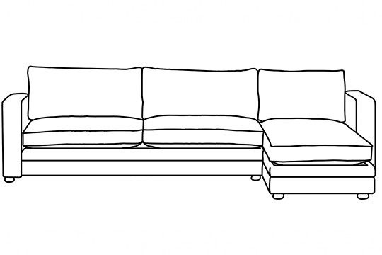 4 x Chaise Sofa