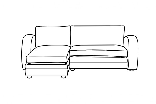 Loveseat x Chaise Corner Sofa