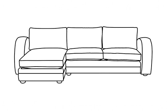 3 x Chaise Corner Sofa