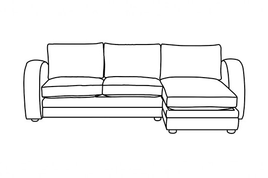 3 x Chaise Corner SofaBed