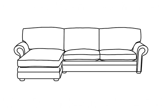 3 x Chaise Sofa