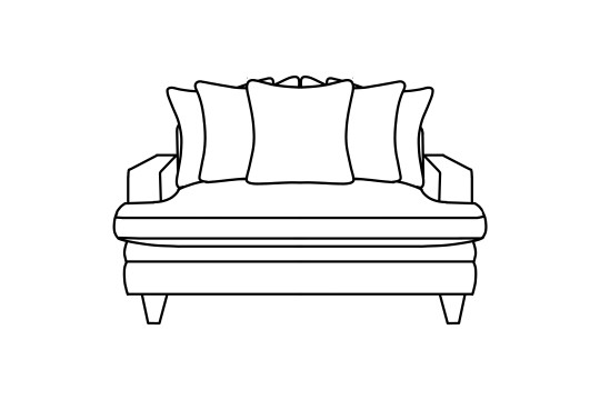 Loveseat Scatter SB