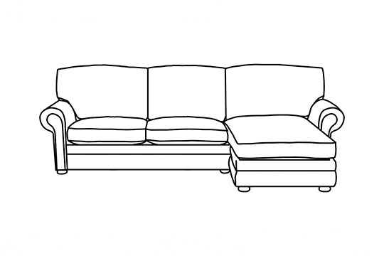 2.5 x Chaise Sofa