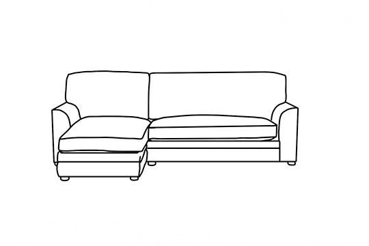 Loveseat x Chaise Corner Sofabed