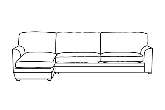 4 x Chaise Corner Sofabed