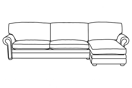 4 x Chaise Corner Sofabed