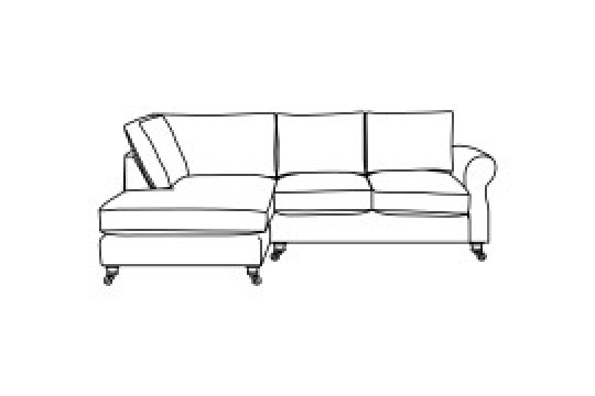 2 x Chaise Corner Sofa