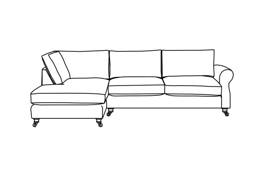 3.5 x Chaise Corner Sofa