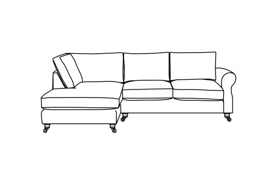 2.5 x Chaise Corner Sofa