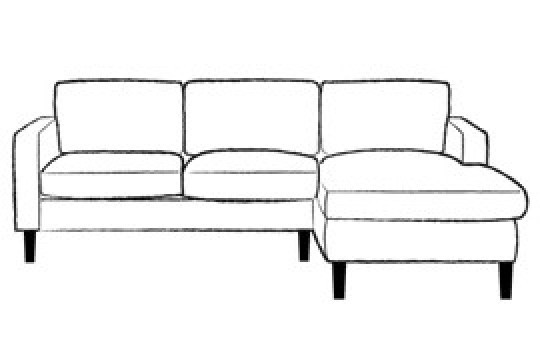 3 x Chaise Corner SofaBed